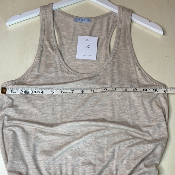 NWT La Clef Women’s Racerback Sleeveless Tank Dress Size Medium - Picture 11 of 14